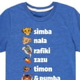 thumbnail image 3 of The Lion King - Main Characters - Toddler & Youth Short Sleeve Graphic T-Shirt, 3 of 5