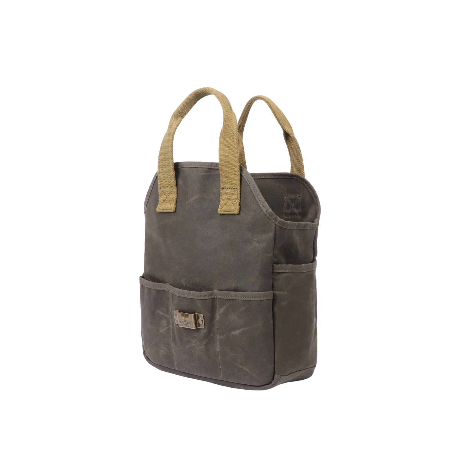 TOURBON Tool Storage Bag Open Canvas Tote Organizer for Carpenter, Electrician, Framer, Gardeners