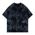 thumbnail image 1 of Men's Casual Tie Dye T-Shirts Short Sleeve Round Neck Graphic Basic Tee Hipster Hip Hop Tee Shirts, 1 of 3