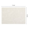 thumbnail image 4 of Unique Bargains Faux Leather Table Placemats for Kitchen Dining Table Light Beige 17x12in, 4 of 7