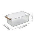 thumbnail image 3 of Organizador de cocina y baño, caja de almacenamiento con asa de madera, caja para snacks, organizador de escritorio, caja de almacenamiento de madera, organizador de sándwiches, organizador, 3 of 6