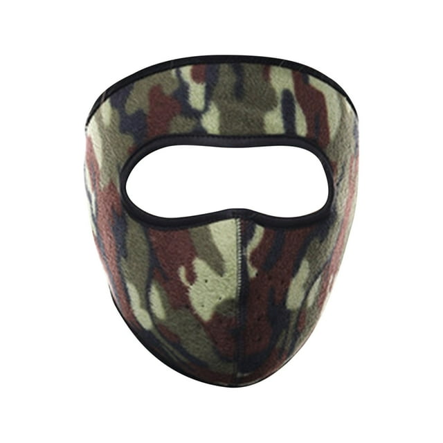 Winter Masks For Warmth, Thickened Neck And Ear Protection, Men's And Women's Winter Wind And Cold Flocking Full Face Masks