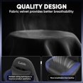 thumbnail image 4 of Gaming Chair Velvet Fabric Pocket Spring Cushion,Reclining Gamer Chair,Ergonomic Game Chair with Footrest,Headrest,Blue, 4 of 7