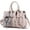 White, variant on Womens Handbags and Purses Fashion Top Handle Satchel Tote PU Leather Shoulder Bags