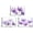 personality-3, variant on JANS.NO1 Purple Flower Canvas Wall Art 3 Panels Abstract Poppy Blossom Picture Prints Modern Floral Artwork for Living Room Bathroom Home Decor