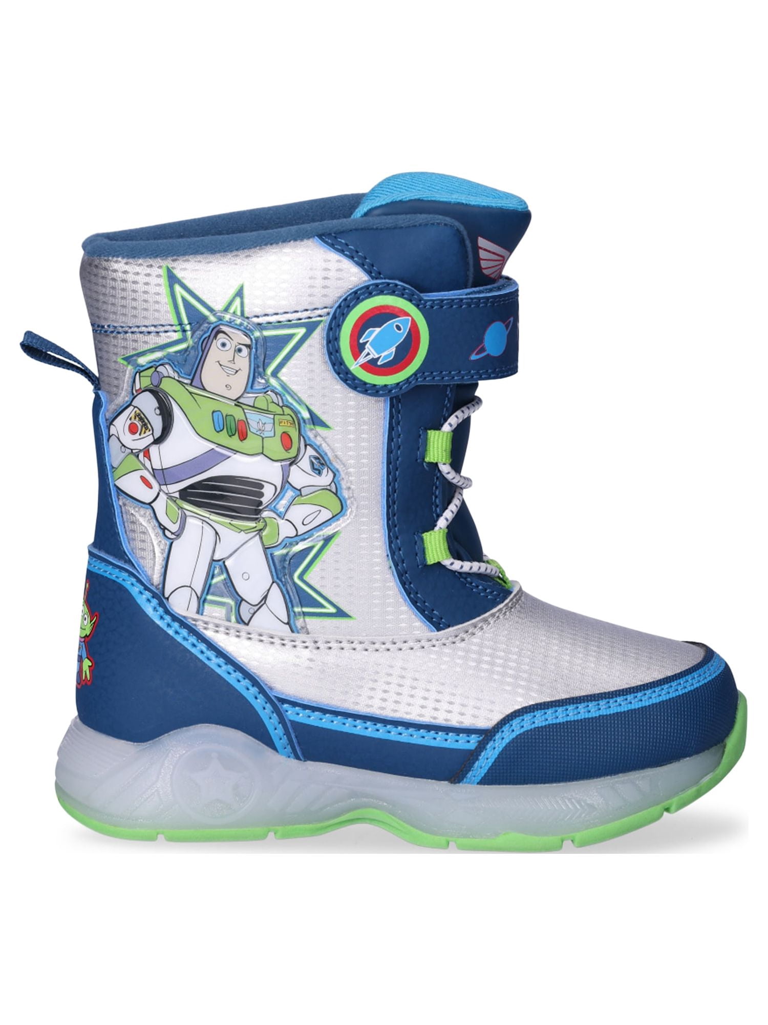 Toy Story Toddler Boys Buzz Lightyear Light Up Winter Winter Snow Boots