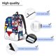thumbnail image 3 of Disketp The Map Of United States print Canvas Backpack Lightweight Travel Daypack Student Rucksack Laptop Backpack-Small, 3 of 5
