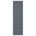 thumbnail image 4 of Oriental Weavers Meridian Area Rug 5703B Navy Diamonds Leaves 5' 3" x 7' 6" Rectangle, 4 of 4