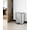 20L Silver, variant on 20L Stainless Steel Fluted Recycling Bin – Indoor Kitchen Trash Can with Step Pedal, Soft-Close Lid, Removable Bucket, Perfect for Home, Office, and Living Room