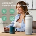 thumbnail image 2 of Enfriador de leche materna portátil Momcozy de 650 ml con 2 biberones, 2 of 9