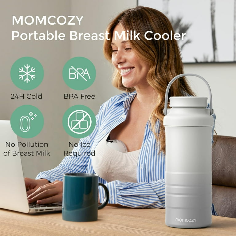 Momcozy Breast Milk Cooler offers 24H+ extended cooling with