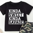 thumbnail image 5 of Nwiuh Toddler Boy Summer Clothes Outfits Kids Cotton Short Sleeve Shirt Shorts Set (Black, 18-24 Months), 5 of 5