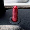 thumbnail image 4 of 4Pcs Red Aluminum Bolt-On Door Lock Knobs for Mercedes CLA GLA Class, 4 of 5