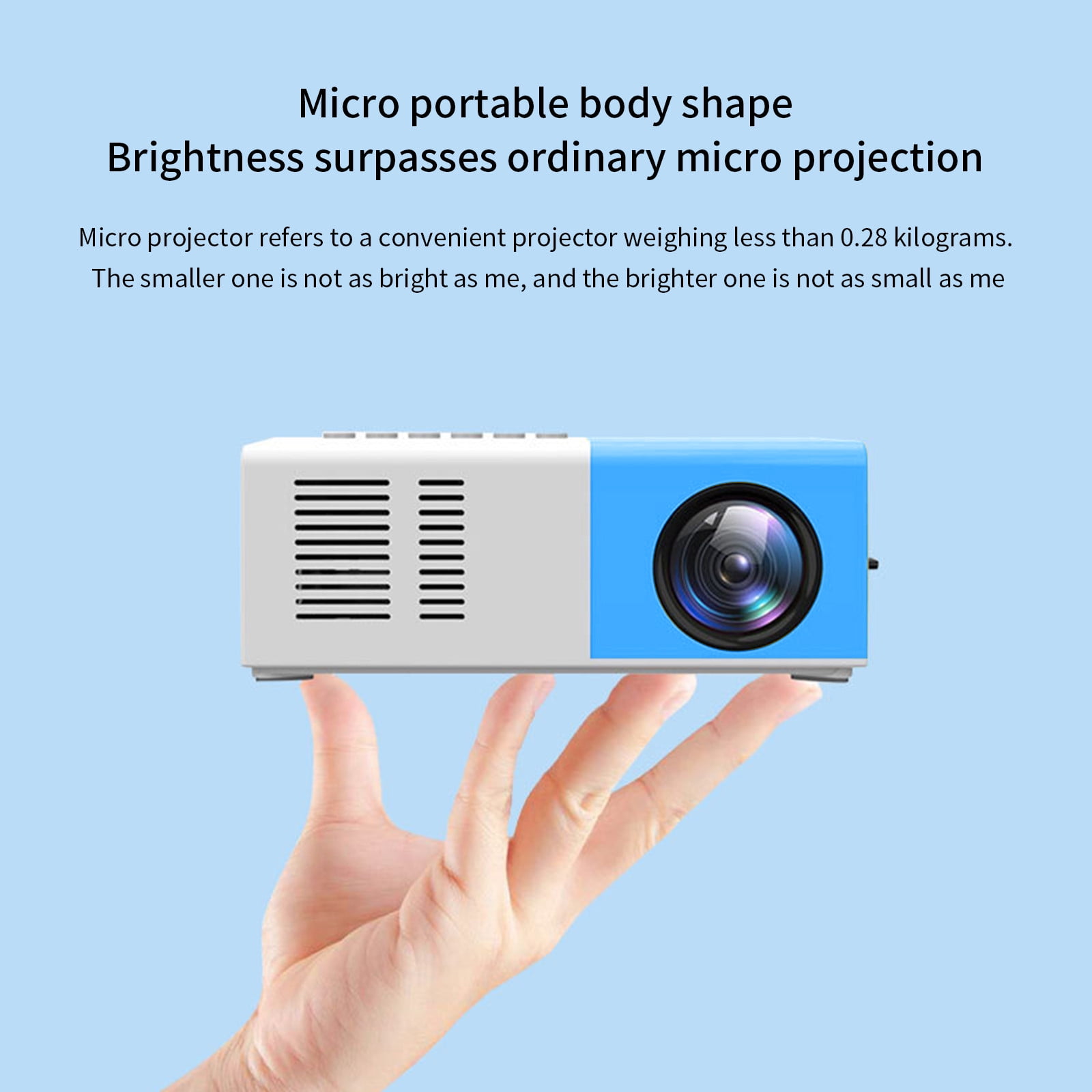 AZXY Portable Projector,Clearance Projector,Mini Projectors on Sale,4k Led Wifi Smart Movie Projector Bluetooth Home Theater for Outside,Compatible with Phone Tv Iphone android Hdmi Laptop