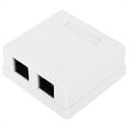 thumbnail image 4 of Catégorie Réseaux Box,RJ45-8P8C Cat 6 Réseaux à Double Port Box Réseaux Surface Monté Solution Innovante, 4 of 11