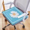 thumbnail image 2 of Cojín de asiento de seda de verano, cojín de asiento fresco y transpirable para oficina de 45 x 45 cm/cojín de asiento - A Flor, 2 of 2