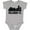 AC-Heather Grey, variant on Inktastic Orlando Skyline with Grunge Boys or Girls Baby Bodysuit