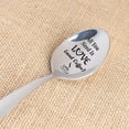 thumbnail image 5 of Birthday Gift for Coffee Lovers - All You Need is Love and Coffee Engraved Spoon Gift for Men Women | Fathers Day Gift Idea | Christmas Thanksgiving Gift for Dad Mom, 5 of 5