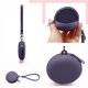 thumbnail image 5 of Bolsa de almacenamiento de pulsera de silicona | Monedero de monedas y organizador de auriculares redondos a prueba de agua | Resistente al polvo Resistente al desgarro | Verde menta ligero |, 5 of 6