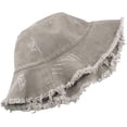 thumbnail image 6 of CoCopeaunts Women's Bucket Hat Summer Simple Casual Vintage Frayed Brim Bucket Cap Foldable Comfort Fisherman Hat for Men, 6 of 8