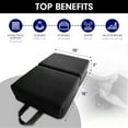 thumbnail image 2 of Kneeling Pad for Gardening, Exercise, Cleaning, & Mechanic Work | Extra Thick Memory Foam Knee Cushion for Gardening & More with Washable Cover | Foldable Knee Pad with Handle, 2 of 5