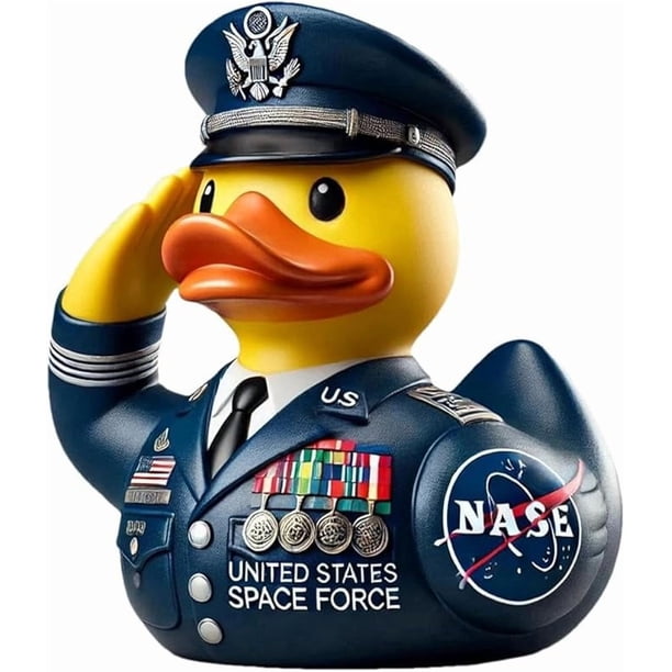 Veteran Tribute Duck, Military resin Ducks for Jeeps Ducking, Resin Little Ducks Decorations Cool Veterans Day Gifts for Men Active & Retired (D)