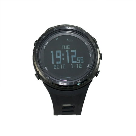 Compass Stopwatch SUNROAD FR801B Pedometer Stopwatch Altimeter Barometer Thermometer Compass Timer LCD Display EL Backlight Outdoor Sports Watch Multifunction ()