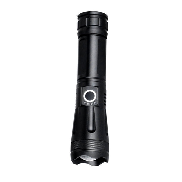 Soidarity Linterna USB de enfoque, resistente al agua, de mano, alimentada por batería, multifunción, luz nocturna, emergencia de rescate Ropa Deportiva, Zapatos