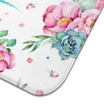 thumbnail image 3 of Small Floral Print Drying Mat Foldable Space-Saving Kitchen Counter Mat, 3 of 5
