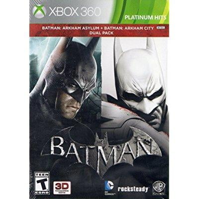 Pre-Owned - Batman: Arkham Asylum + Batman: Arkham City Dual Pack - Platinum Hits - XBOX 360 Batman: Arkham Asylum + Batman: Arkham City Dual Pack for XBOX 360 SKU:ADIB00GCRUI6Q GTIN 883929379750