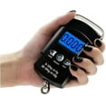 thumbnail image 4 of Balance de Pêche Balance Numérique Électronique Suspension Affichage LCD Hameçon Extérieur Pile Rétroéclairée Portable AAA, 4 of 5