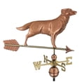 thumbnail image 2 of Good Directions Golden Retriever Weathervane with Arrow, Pure Copper - 37"L, 2 of 7