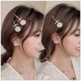 thumbnail image 3 of FONWILYO 6Pcs Candy Shaped Hair Barrettes Crystal Rhinestone Hair Accessories Assorted Color, 3 of 8