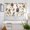 Beige, variant on Green Spring Floral Kitchen Curtains Window Panels, Summer Botanical Vintage Birds Insulated Window Treatment Curtain, Grommet Curtains for Bedroom/Living Room/Bathroom, 2 Piece 52"Wx45"L