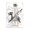 Marble Sports Bottle Glam, variant on Stupell Industries Contemporary Glam Fashion Water Bottle over Marble Black Framed Giclee Art, 11 x 14, by Ziwei Li