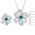 thumbnail image 5 of Everly Women's Topaz Sterling Silver Jewelry Set, 5 of 7