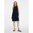 thumbnail image 5 of Time and Tru Women’s Sleeveless Knit Swing Dress, Sizes XS-XXXL, 5 of 6