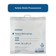 thumbnail image 2 of McKesson Patient Belongings Bag Snap Closure, White - 1.5 mil, 20 in x 20 in x 4 in, 250 Count, 2 of 11