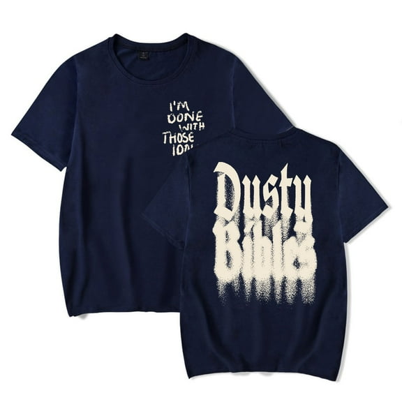 Josiah Queen Dusty Bibles Tee Women Men Short Sleeve Crewneck T-shirt Casual Tops