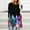 #291-Multicolor, variant on Craaazy Christmas Gifts For Women Xmas Tree Graphic Shirts Loose Long Sleeve Tunic Long Tops Gifts