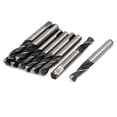 thumbnail image 2 of Unique Bargains 6mmx57mm M42 HSS 2-Flute Drilling Drill Bits 10Pcs for Hole Saw Arbor, 2 of 5