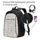 thumbnail image 2 of Easygdp Fairy Floral Mochila para Laptop de Viaje con Puerto USB, Mochila para Laptop con Puerto de Carga USB para Mujeres y Hombres, 2 of 7