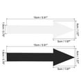 thumbnail image 2 of Uxcell 6"x2" Calcomanía de Flecha Direccional, Paquete de 12, Etiqueta Adhesiva Removible de Marcado de Pared, Negro/Blanco, 2 of 6