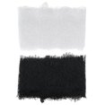 thumbnail image 3 of 3 yardas de tela de ajuste de encaje de pestañas suaves negras / blancas para coser apliques 黑色 Sunnimix Ajuste del cordón, 3 of 8