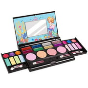 Tomons Makeup Toys Real Kids Makeup Kit for Girl,Fold Out Makeup Palette with Mirror and Secure Close - Safety Tested- Non Toxic