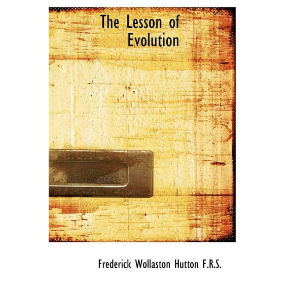 The Lesson of Evolution (Hardcover)