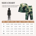 thumbnail image 4 of Rateoe Eyes Watching In The Dark Pattern Womens Pajamas Set Long Sleeve Sleepwear Button Down Nightwear Soft Cotton Pj Lounge Sets-XX-Large, 4 of 7