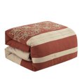 thumbnail image 4 of ESCA 7-Piece Yovela Beige & Spice Comforter Set - Queen Size, 4 of 7