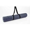 thumbnail image 1 of Vitos Fitness Pilates Yoga Exercise Mat Fitness Thick High Density (Fossil Gray), 1 of 3