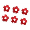 thumbnail image 4 of Lot de 6 Ballons de Soccer de Table - 32 mm, Plateau Officiel - Légers et Durables, Rouge, 4 of 8